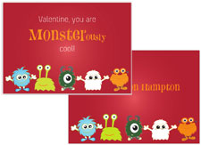 Valentine's Day Exchange Cards by Little Lamb Designs (Cute Monsters)